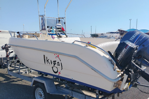 Barca open con fuoribordo Yamaha 40 cv 4 tempi