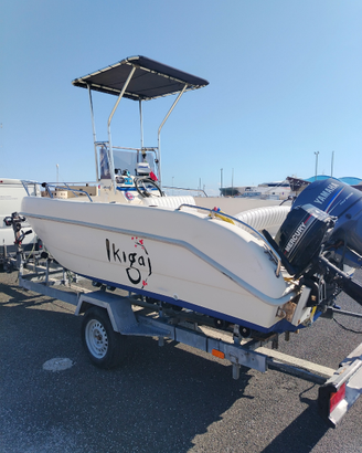 Barca open con fuoribordo Yamaha 40 cv 4 tempi