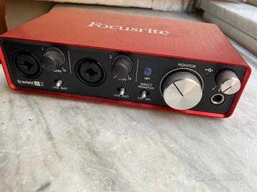 Scheda audio per pc autoinstallante Focusrite