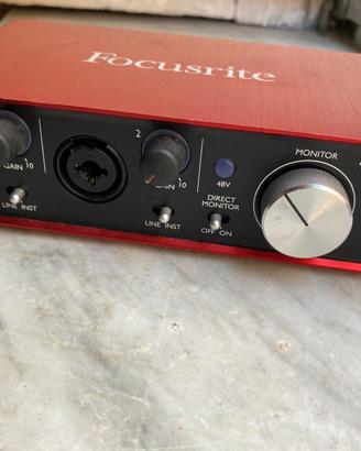 Scheda audio per pc autoinstallante Focusrite
