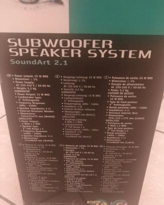 Casse con subwoofer  2.1