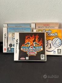 Lotto 5 giochi Nintendo Ds Pal Ita con custodia