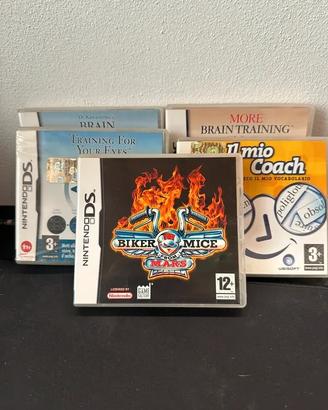 Lotto 5 giochi Nintendo Ds Pal Ita con custodia