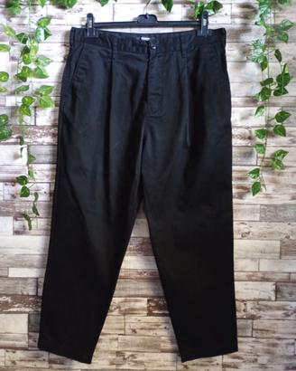 PANTALONI UOMO PULL&BEAR TG. 44 EUR LOOSE FIT NERI