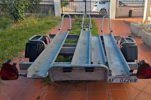 Carrello portamoto 3 posti