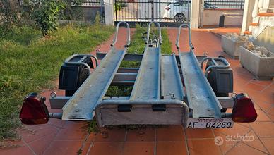 Carrello portamoto 3 posti