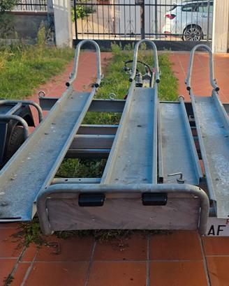 Carrello portamoto 3 posti