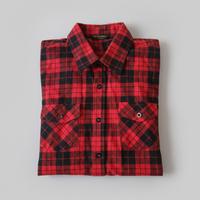 Camicia a quadri rossa e nera Azusawa – Taglia S –
