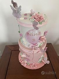 Torta succhi merendine per bimba