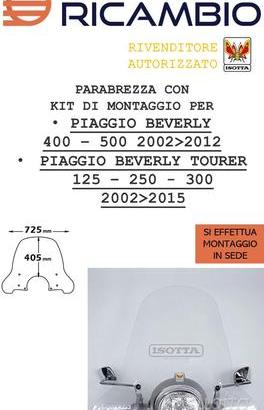 PARABREZZA BEVERLY TOURER 125-250-300-400-500