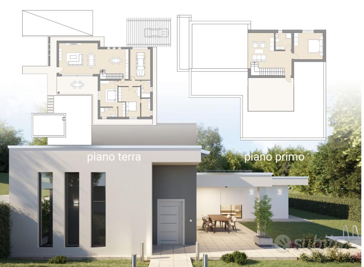 Terreno edificabile + progetto approvato - Vista 2