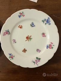 Set 5 piattini Limoges JPL 1900 fiori`