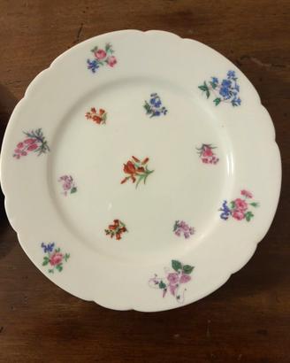 Set 5 piattini Limoges JPL 1900 fiori`