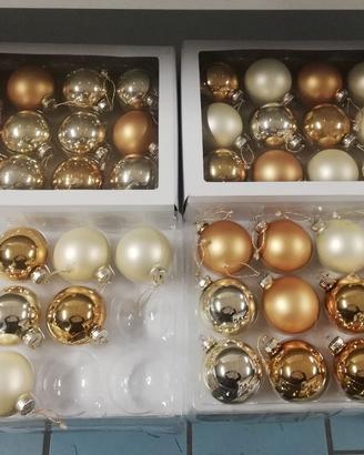 Confezione Sfere palle di natale in vetroresina