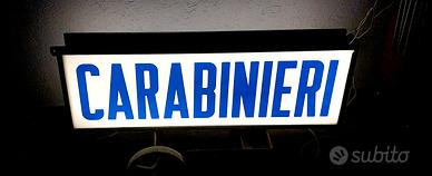 insegna luminosa bifacciale