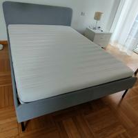 Letto Slattum (140x200) e materasso Malvik