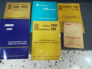 Manuali riparazione auto epoca fiat lancia