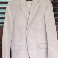 Completo in velluto stretch Conbipel beige tg. 48