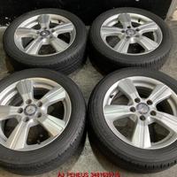 4 gomme 195 55 16 e cerchi in lega per mercedes