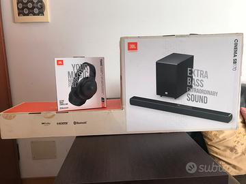 JVC Soundbar+ Cuffie Bluetooth JVC Nuovi