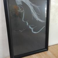 Disegno fatto a mano con cornice 