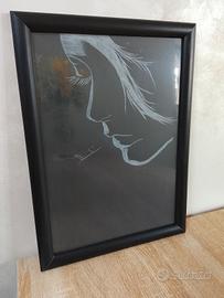 Disegno fatto a mano con cornice 