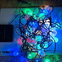 Luci di Natale con pannello solare 7 m