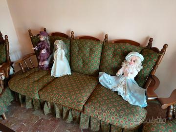 Divano 3 posti + 2 poltrone 