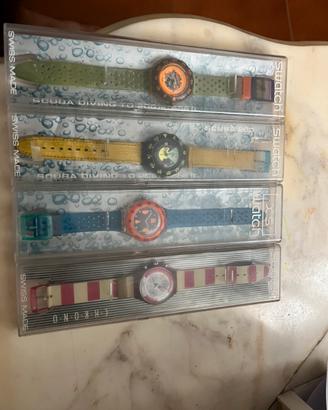 Set 4 swatch originali anni 90 trattabili