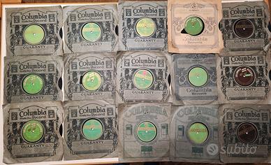 Lotto 15 dischi vinile 78 giri Columbia record 