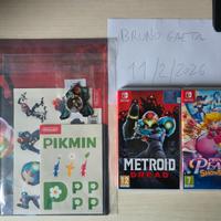 Metroid Dread e Princess Peach Showtime! Switch