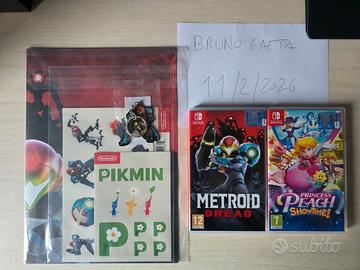Metroid Dread e Princess Peach Showtime! Switch