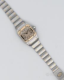 Cartier Santos Lady acciaio e oro