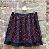 Minigonna Patrizia Pepe Sera in pizzo nero