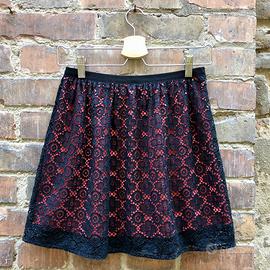 Minigonna Patrizia Pepe Sera in pizzo nero