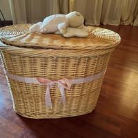 Cesta porta tutto in vimini