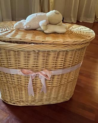 Cesta porta tutto in vimini