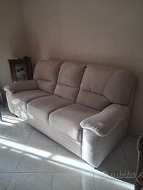 Divano 3 posti nabuk
