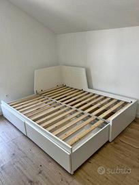 NUOVO LETTO ESTRAIBILE MODELLO FLEKKE + MATERASSI