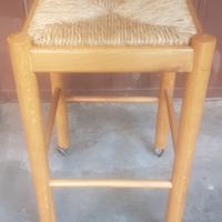 sgabello in legno