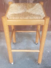 sgabello in legno