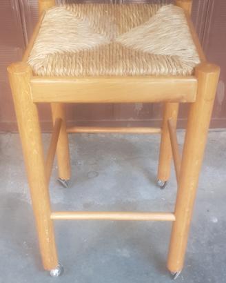 sgabello in legno