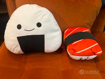 Cuscini peluche sushi nigiri hosomaki uramaki onig