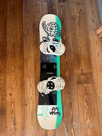 Snowboard Salomon Sleep Walker 133 con attacchi