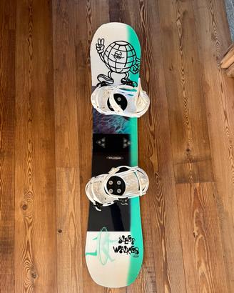 Snowboard Salomon Sleep Walker 133 con attacchi