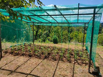 telo ombreggiante e rete antigrandine 
