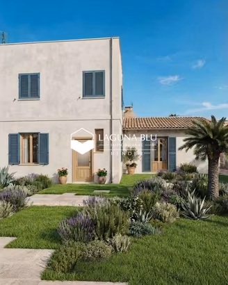 Casa singola con giardino interno