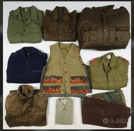 Lotto Abbigliamento Militare / Caccia 3 Kg  grad A