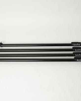 4 Autopole Manfrotto neri 2,1-3,7 metri