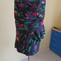 Abito décolleté in seta